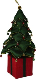 Choinka materiałowa 25 led teleskopowa 40-70cm 4