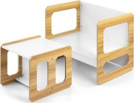 Milly Mally Zestaw mebli Stella 3w1 Natural 3