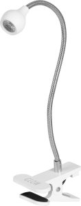 Glow Lampka UV LED Snake na biurko biała 1