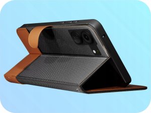 Hello Case Etui z Klapką Do Xiaomi Redmi 13C / Poco C65 (Jeans, Skórzane) Szkło 9H 3