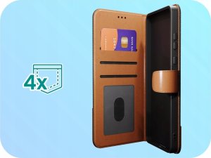 Hello Case Etui z Klapką Do Samsung Galaxy A13 4G (Jeans, Skórzane, Kabura) Szkło 9H 5