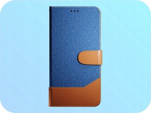 Hello Case Etui z Klapką Do Xiaomi Redmi 13C / Poco C65 (Jeans, Skórzane) Szkło 9H 2