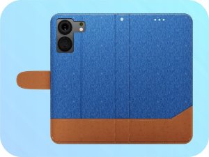 Hello Case Etui z Klapką Do Xiaomi Redmi 13C / Poco C65 (Jeans, Skórzane) Szkło 9H 7