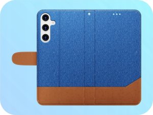 Hello Case Etui z Klapką Do Samsung Galaxy A15 4G / 5G (Jeans, Skórzane) Szkło 9H 7