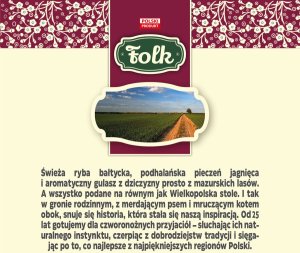Karma mokra dla kota FOLK Wielkopolska wyborna kaczka saszetka 85 g 5