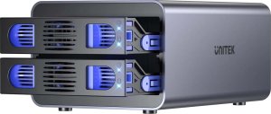 Kieszeń Unitek SATA 2.5/3.5 4 tryby 40TB USB C 10Gb/s 2