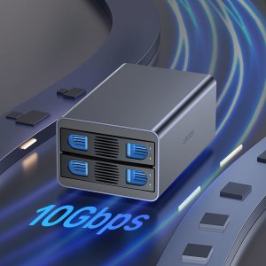 Kieszeń Unitek SATA 2.5/3.5 4 tryby 40TB USB C 10Gb/s 21