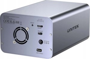 Kieszeń Unitek SATA 2.5/3.5 4 tryby 40TB USB C 10Gb/s 4