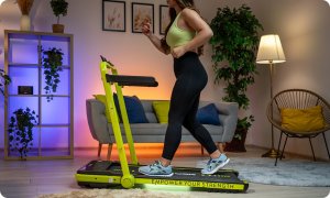 Bieżnia Thunder IMPACT-LIME Elektryczna Składana 3