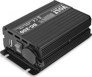 VOLT Przetwornica DC/DC 24/12V DC 200 GNIAZDO ZAPALNICZKI + USB 3