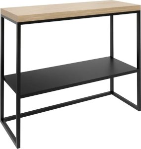 Szafka pod umywalkę nablatową LISA 75 cm czarny/dąb  BALTICA DESIGN 1