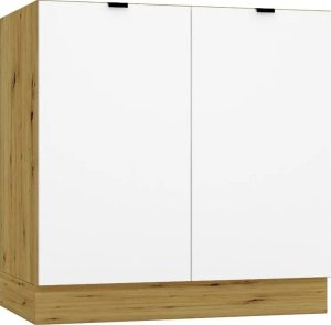 Zestaw mebli kuchennych GIANNA 2,0x2,6 biała alaska/dąb artisan STOLKAR 2