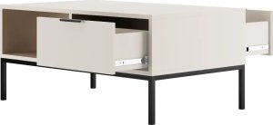 Stolik kawowy AUSTIN 100x60 biały/czarny KOCOT MEBLE 2