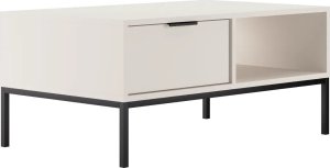 Stolik kawowy AUSTIN 100x60 biały/czarny KOCOT MEBLE 4