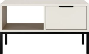 Stolik kawowy AUSTIN 80x60 biały/czarny KOCOT MEBLE 3