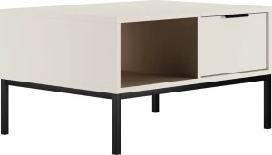 Stolik kawowy AUSTIN 80x60 biały/czarny KOCOT MEBLE 4