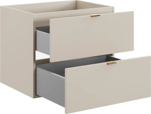 Szafka pod umywalkę DALIA CASHMERE 2S 60cm kaszmirowy mat COMAD 3