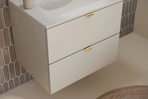 Szafka pod umywalkę DALIA CASHMERE 2S 60cm kaszmirowy mat COMAD 7