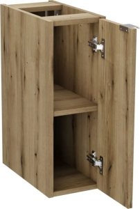 Szafka pod umywalkę nablatową VIVA CASHMERE 2D 60cmx2 kaszmirowy mat - zestaw 140cm z regałem COMAD 4