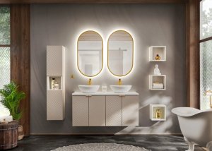 Szafka łazienkowa VIVA CASHMERE 2D 30 cm kaszmirowy mat COMAD 16