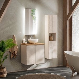 Szafka łazienkowa VIVA CASHMERE 2D 30 cm kaszmirowy mat COMAD 18