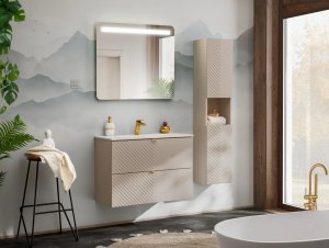 Szafka łazienkowa VIVA CASHMERE 2D 30 cm kaszmirowy mat COMAD 19