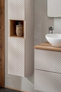 Szafka łazienkowa VIVA CASHMERE 2D 30 cm kaszmirowy mat COMAD 7