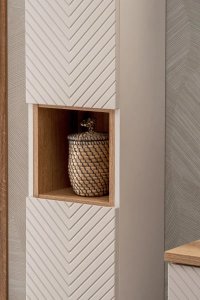 Szafka łazienkowa VIVA CASHMERE 2D 30 cm kaszmirowy mat COMAD 10