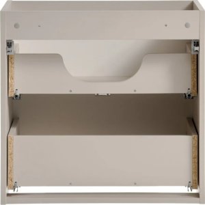 Szafka pod umywalkę nablatową VIVA CASHMERE 2S 60cmx2 kaszmirowy mat - zestaw 160cm z koszem na pranie COMAD 6