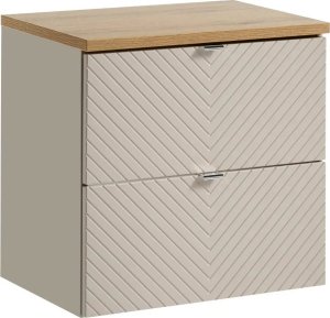 Comad Szafka pod umywalkę VIVA CASHMERE 2S 60cm kaszmirowy mat COMAD 11