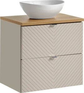 Comad Szafka pod umywalkę VIVA CASHMERE 2S 60cm kaszmirowy mat COMAD 12
