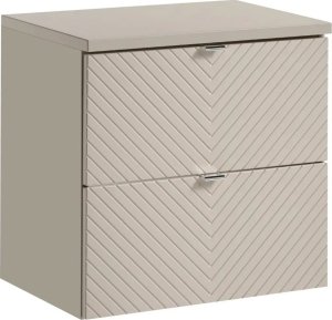 Comad Szafka pod umywalkę VIVA CASHMERE 2S 60cm kaszmirowy mat COMAD 7
