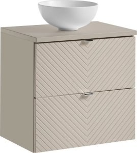 Comad Szafka pod umywalkę VIVA CASHMERE 2S 60cm kaszmirowy mat COMAD 8