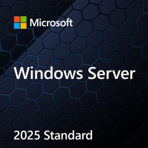 Microsoft Win Svr Std 2025 64Bit English 1pk DSP OEI DVD 24 Core (EP2-25205) 1