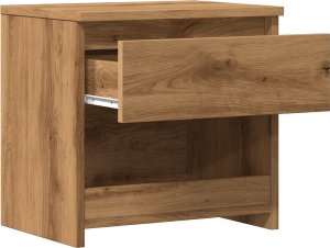 vidaXL Szafka nocna Artisan Oak 40x30x39 cm Drewno klejone 7