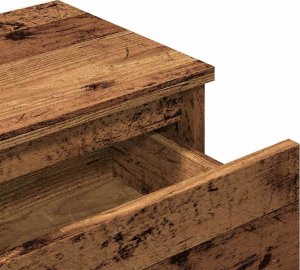 vidaXL Szafka nocna Stare drewno 40x30x39 cm Drewno klejone 8