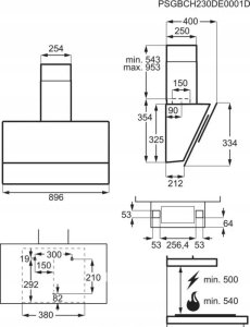 Okap ELECTROLUX LFV629K 3