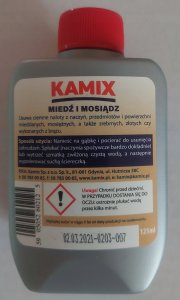 Kamix Płyn do czyszczenia miedź i mosiądz, 125 ml 5