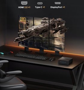 Komputer NiPoGi AM06 PRO Mini PC AMD Ryzen 7 5800U 16GB DDR4 512GB 2024 4