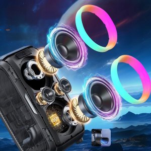 W-KING PEAK głośnik przenośny Bluetooth 250W 12 basów 120 dB Party Boom Box 2