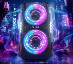 W-KING PEAK głośnik przenośny Bluetooth 250W 12 basów 120 dB Party Boom Box 8