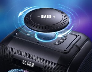 W-KING PEAK głośnik przenośny Bluetooth 250W 12 basów 120 dB Party Boom Box 9