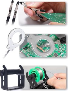 Zestaw YIHUA 939D+ III EVO stacja lutownicza 110 W Dual-LCD nowa 2