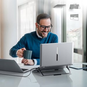 Podwójny monitor do laptopa 15,6"przedłużacz ekranu przenośny obrót o 180* 2