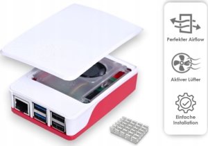 Raspberry Pi 5 8 GB zestaw startowy 128 GB microSD aluminiowy radiator nowy 5