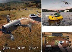 Holy Stone HS360S dron składany z kamerą 4K GPS duży zasięg czas lotu 5G 4