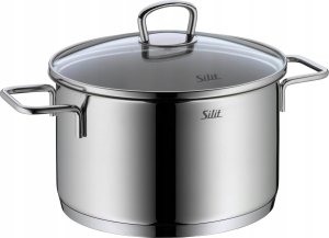 Silit Alicante 4części zestaw garnków indukcyjnych pokrywka stal nierdzewna 3
