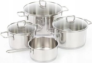 Silit Alicante 4części zestaw garnków indukcyjnych pokrywka stal nierdzewna 7