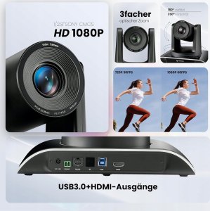ZESTAW TONGVEO All-in-1 system kamer do wideokonferencij mikrofon 1080p 6