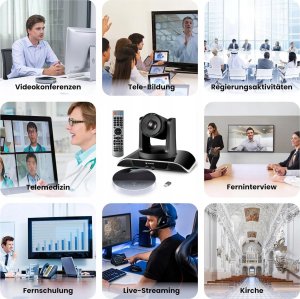 ZESTAW TONGVEO All-in-1 system kamer do wideokonferencij mikrofon 1080p 7